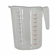 Omcan USA 80574 4 Qt. Clear Polycarbonate Measuring Cup