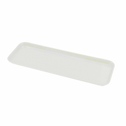 Omcan USA 24386 White Fiberglass Rectangular Market Tray