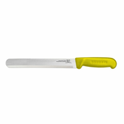 Omcan USA 12587 14" Yellow Handle Straight Blade Slicing Knife