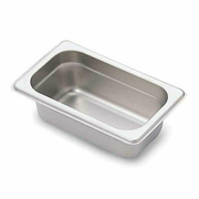 Omcan USA 80282 2.5" Deep Stainless Steel Solid 0.11 Size Steam Table Pan