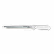 Omcan USA 11856 8" White Handle Straight Blade Fillet Knife