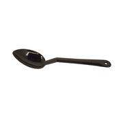 Omcan USA 85099 11" L Black Polycarbonate Solid Serving Spoon
