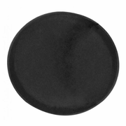 Omcan USA 80109 14" Dia. ABS Plastic Black Round Serving Tray