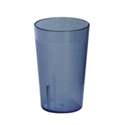 Omcan USA 80351 32 Oz. Blue Plastic Pebbled Tumbler