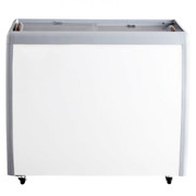 Omcan USA 46493 9.5 Cu. Ft. All White Exterior Ice Cream Display Chest Freezer - 110 Volts