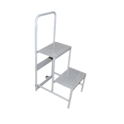 Omcan USA 31368 Welded with Bar 2 Step Ladder