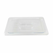 Omcan USA 80023 Clear Polycarbonate 0.33 Size Solid Food Pan Cover