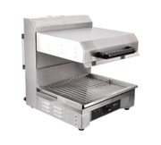 Omcan USA 39581 18"W Stainless Steel Single Electric Countertop Salamander and Broiler - 120 Volts 1-Ph