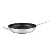 Omcan USA 85275 14" Dia. Stainless Steel Riveted Handle Frying Pan