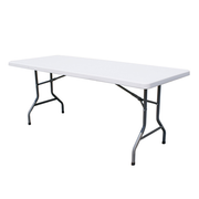 Omcan USA 41596 72" W x 30" D Plastic Folding Table