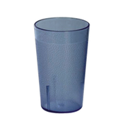 Omcan USA 80339 12 Oz. Blue Plastic Pebbled Tumbler