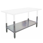 Omcan USA 17625 60" W x 30" D Galvanized Elite Series Undershelf