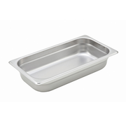 Winco SPJH-302 Steam Table Pan 1/3 Size
