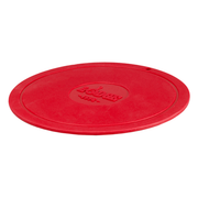 Lodge AS7DT41 7.25" W x 7.25" D Red Silicone Round Deluxe Trivet (12 Each per Case)