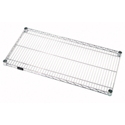 Quantum 2454GY 54" W x 24" D Gray Epoxy Antimicrobial Wire Shelf