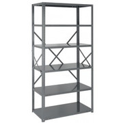 Quantum 39-1836-5 39" H x 36" W x 18" D Uprights and Crossbars 22 Gauge Steel Shelving IRONMAN