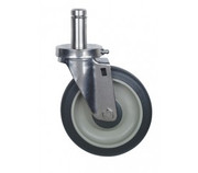 Quantum WR-00HS 5" Polyurethane and Stainless Steel Swivel Casters