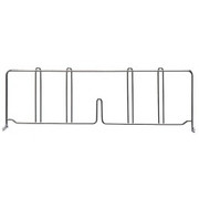 Quantum DIV21 21" D x 8" H Chrome Plated Wire Shelf Divider