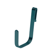 Quantum SG-HOOKLG 2.5" W x 0.25" L x 3.75" H Green Epoxy Antimicrobial Store Grid Large Hook