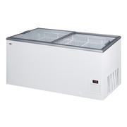 Summit NOVA53 16.6 Flat Top White Chest Style Ice Cream Freezer - 115 Volts