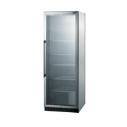 Summit SCR1401CSS 23.63" W Stainless Steel 1 Section Beverage Center - 115 Volts 1-Ph