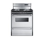 Summit TEM230BKWY 4 Coil Burner 30" Electric Range