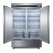 Summit SCRR492 27.5" W All Stainless Steel Solid Door Refrigerator - 115 Volts 1-Ph