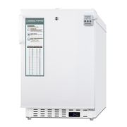 Summit ADA404REFCAL 19.75" W White Accucold Medical Undercounter All-Refrigerator - 115 Volts 1-Ph