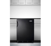 Summit FF7BKBIADA 23.63" W Black Undercounter Refrigerator - 115 Volts