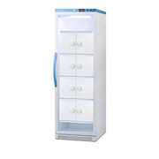 Summit ARG15PVLOCKER 23.38" W White Accucold Pharma-Vac Series Medical Refrigerator - 115 Volts