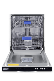 Summit DW242WADA 23.5" W x 32.25" H Stainless Steel Built-In Dishwasher