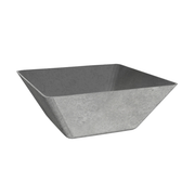 FOH DBO159ANS23 21 Oz. Square Stainless Steel Antique Finish Mod Bowl (12 Each Per Case)