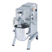 Univex SRM12+ 17.5" W x 29.88" H x 26.25" D 12 Qt. Stainless Steel Variable Speed Food Mixer