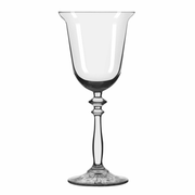 Libbey 503005 8 1/2 Oz. Embossed Footplate Safedge Rim Guarantee Glass Wine/Cocktail Glass - 12/Case
