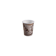 Empress EHC8-P 10 Oz. Squat White Paper Hot Cup (20 Packs of 50 Hot Cups Per Case)