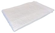 CTC 50-1006 16" x 19" White Full Terry Cotton Rectangular Bar Towels