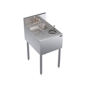 Krowne KR24-MS18 18” W x 24” D Stainless Steel One Compartment Royal Series Underbar Speed Unit