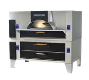 Bakers Pride FC-616/Y-600BL-NG 81" W Double Deck Natural Gas Il Forno Classico® Pizza Oven