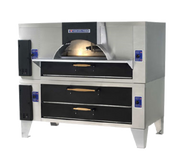 Bakers Pride FC-816/Y-800BL-LP 81" W Double Deck Liquid Propane Il Forno Classico® Pizza Oven