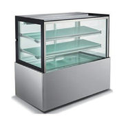 Universal Coolers BCI-48-SC 48" W Stainless Steel Square Bakery Display Case - 115 Volts
