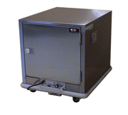 Carter-Hoffmann PH185 30.63" W Stainless Steel Solid Door Mobile Heated Cabinet - 120 Volts