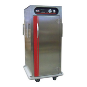 Carter-Hoffmann SR1820 Stainless Steel Solid Doors Mobile EnduraHeat Satellite Transport Cart - 120 Volts 1-Ph