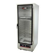 Carter-Hoffmann HL4-18 18 Pans Glass Door Bottom Mounted hotLOGIX Humidified Holding Cabinet or Heater Proofer-HL4 Series - 120 Volts