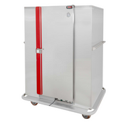 Carter-Hoffmann BB120 144 Covered Plates Stainless Steel Mobile Single Door Classic Carter Banquet Cabinet - 120 Volts