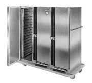 Carter-Hoffmann PH1250 65.25" W Stainless Steel Solid Door Mobile Heated Cabinet - 120 Volts