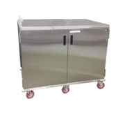 Carter-Hoffmann ETDTT24 24 Trays Stainless Steel Two Doors Economy Patient Tray Cart