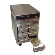 Carter-Hoffmann VCNH3W3S Stainless Steel Electronic Temperature and Time Controls Vertical Crisp N Hold Cabinet - 120 Volts 1-Ph