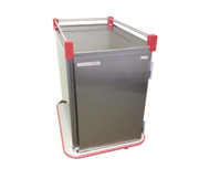 Carter-Hoffmann PSDTT12 12 Trays Stainless Steel Single Door Performance Patient Tray Cart