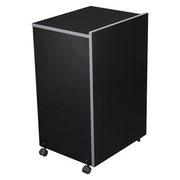 National Public Seating 112-BK 33.75" Scratch Resistant Laminate Oklahoma Sound AV Cart or Lectern Base