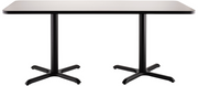 National Public Seating CT23072X 30" x 72" Rectangle NPS Café Table